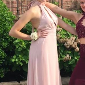 Lulu's halter prom dress